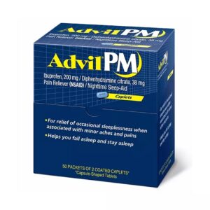 50 X 2'S ADVIL *PM* CAPLETS POUCH