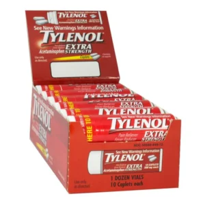 TYLENOL SLEEVE CAP. 10'S 12PCS/BX