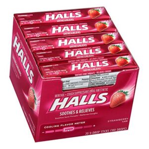 HALLS USA STRAWBERRY 20CT/BOX