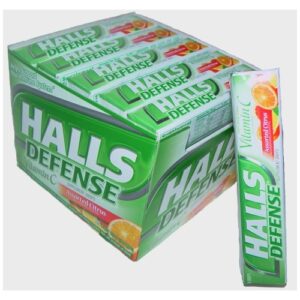 HALLS USA VITAMIN-C DEFENSE CITRUS 20CT