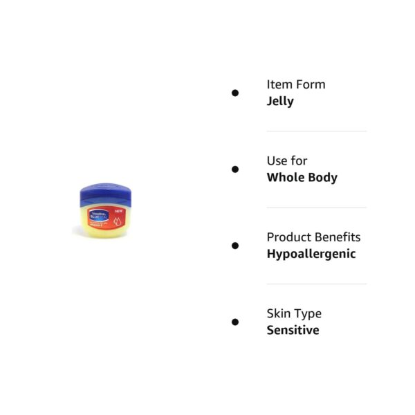Vaseline Petroleum Jelly With Nourishing Vitamin E BlueSeal 3.4 oz (100ml) (1-Pack) - Image 3