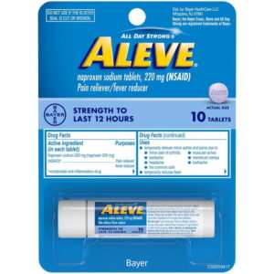 ALEVE 10'S VIAL TABLET