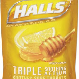 HALLS USA BAG 30'S HONEY LEMON 12CT/BOX