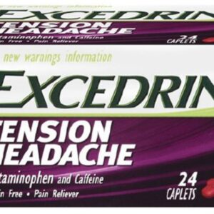 EXCEDRIN TENSION HEADACHE 24'S CAPLETS