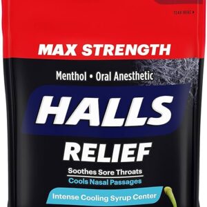 HALLS USA BAG 30S EXTRA STRONG 12CT/BOX