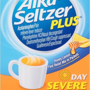 ALKA SELTZER*ORANGE*COLD/COUGH FLU DAYTIME 6'S