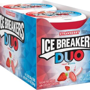 ICE BREAKERS DUO STRAWBERRY 1.3OZ 8CT/BOX