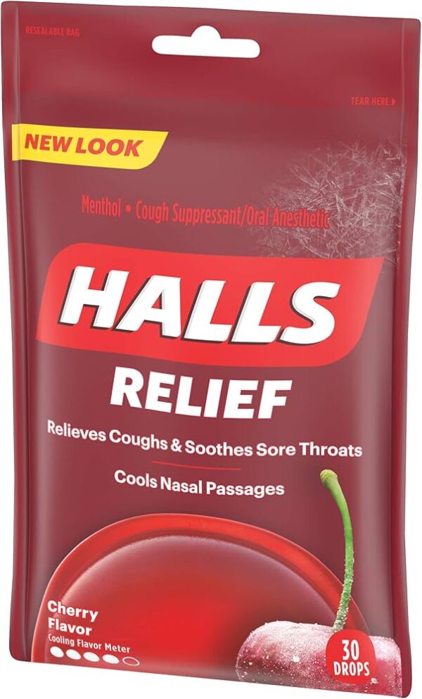 HALLS USA BAG 30'S CHERRY 12CT/BOX