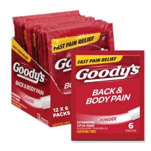 GOODY'S *BODY PAIN6'S(12PK/BX)