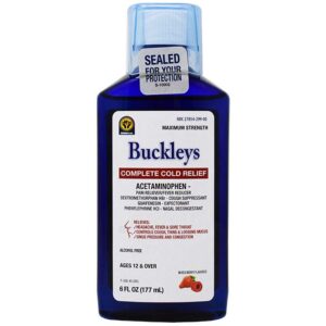BUCKLEYS COMPLETE COLD RELIEF 6 OZ BERRY
