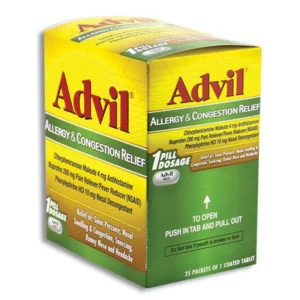 25 X 1 ADVIL ALLERGY & CONGEST ION