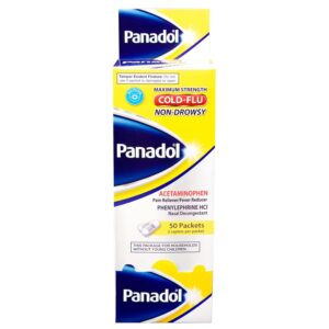 50 X 2'S PANADOL **COLD + FLU* POUCH