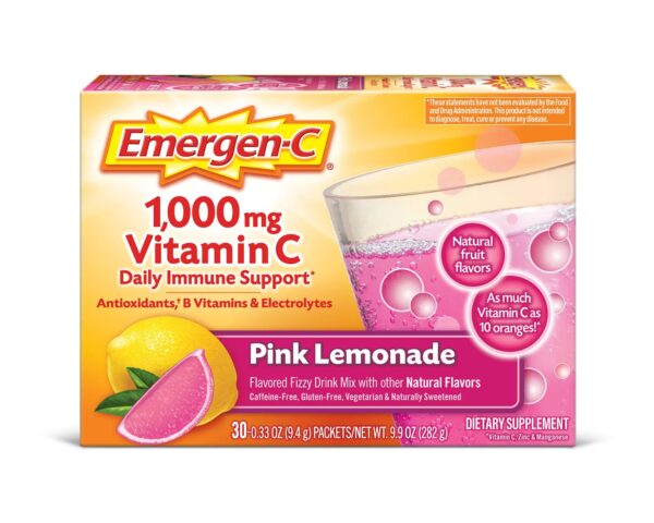 EMERGEN-C 30'S *PINK LEMONADE* 1000MG VITAMIN C