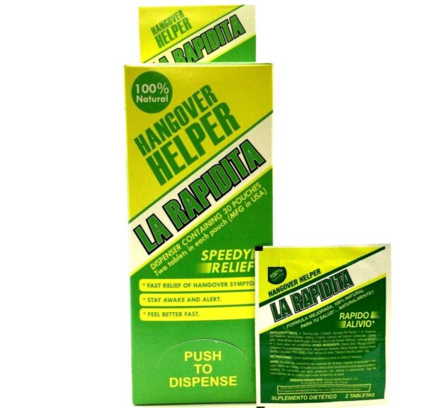 30 X 2'S LA RAPIDITA HANGOVER HELPER