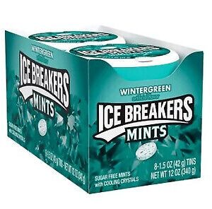 ICE BREAKERS WINTERGREEN 1.5OZ 8CT/BOX