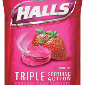HALLS USA BAG 30'S STRAWBERRY 12CT/BOX