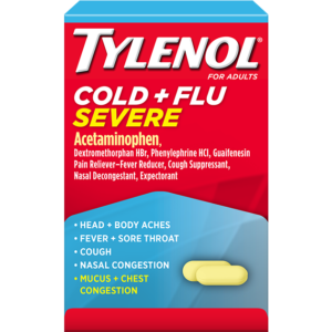 25 X 2'S TYL COLD & FLU SEVERE