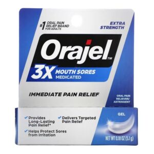 ORAJEL *MOUTH SORE* ADULT MED. 0.18OZ