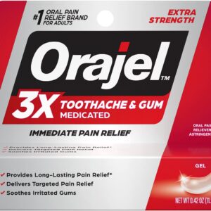 ORAJEL ADULT MAX 3X MEDICATED 0.25OZ