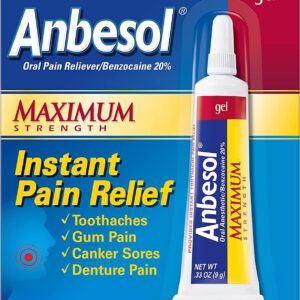 ANBESOL GEL 0.33OZ MAXIMUM STRENGTH