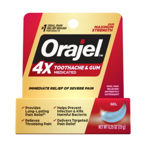 ORAJEL ADLT SEVRE 4X MEDICATED 0.25OZ