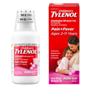 TYLENOL CHILDREN'S ELIXER 4OZ LIQUID *BUBBLE GUM*