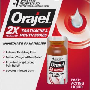 ORAJEL ADULT REG. 2X MEDICATED 0.25OZ