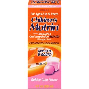 MOTRIN CHILDREN'S ELIXER 4OZ LIQUID *BUBBLEGUM*