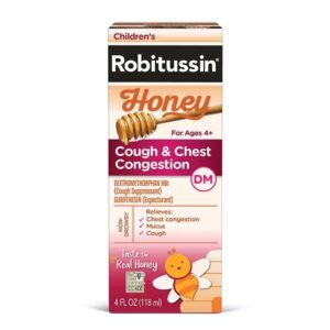 ROBITUSSIN CHILDRENS *HONEY - COUGH & CHEST CONG* 4OZ