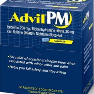 ADVIL DISP PM CAPLETS 50/2's