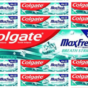 Colgate - Max Fresh with Whitening Toothpaste with Mini Breath Strips